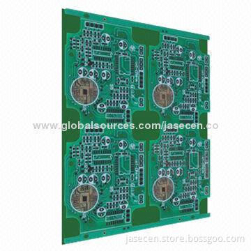 4-layer lead-free hot air leveling multilayer PCB for game machine